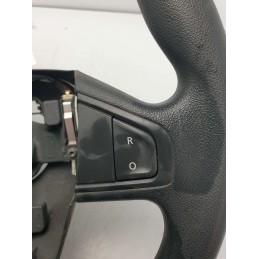9001590846 volante sterzo guida Renault Megane MK3 Sportour 2013 con comandi multifunzione in gomma nera