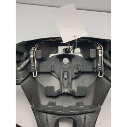 9001590846 volante sterzo guida Renault Megane MK3 Sportour 2013 con comandi multifunzione in gomma nera