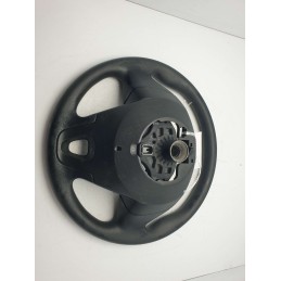 9001590846 volante sterzo guida Renault Megane MK3 Sportour 2013 con comandi multifunzione in gomma nera