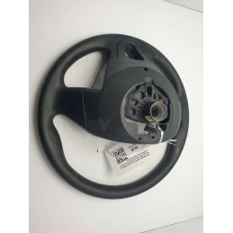 9001590846 volante sterzo guida Renault Megane MK3 Sportour 2013 con comandi multifunzione in gomma nera