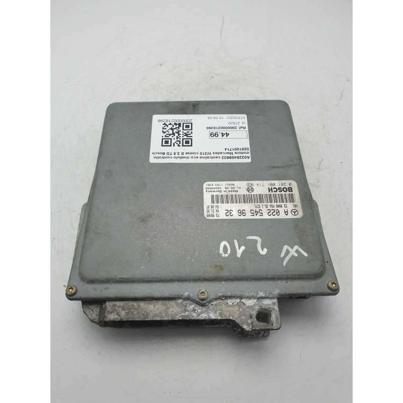 A0225459632 centralina ecu modulo controllo motore Mercedes W210 classe E 2.5 TD Bosch 0281001714
