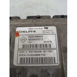 8200398934 centralina ecu modulo controllo motore Renault Modus MK1 1.5 diesel Delphi