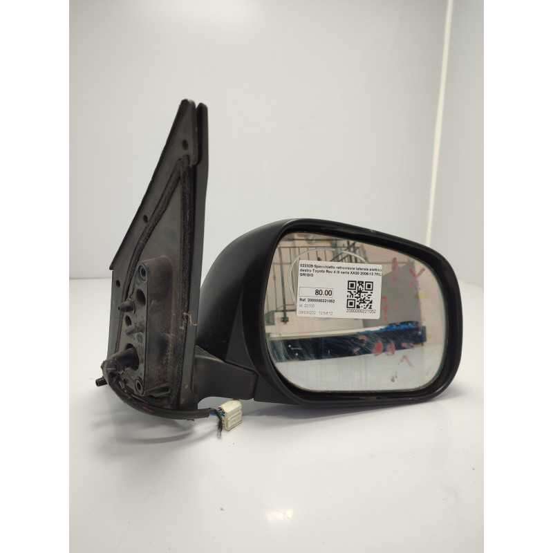 022329 Specchietto retrovisore laterale elettrico destro Toyota Rav 4 III serie XA30 2006-13 7FILI GRIGIO
