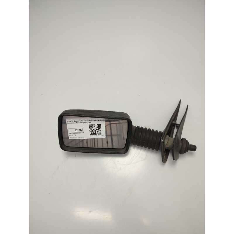 0139076 Specchietto retrovisore laterale sinistro meccanico Fiat Uno 1983-1995