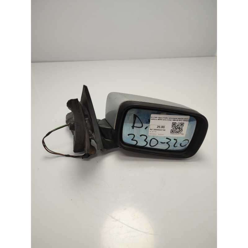 0117351 Specchietto retrovisore laterale destro elettrico BMW serie 3 E46 1998-05 5FILI GRIGIO
