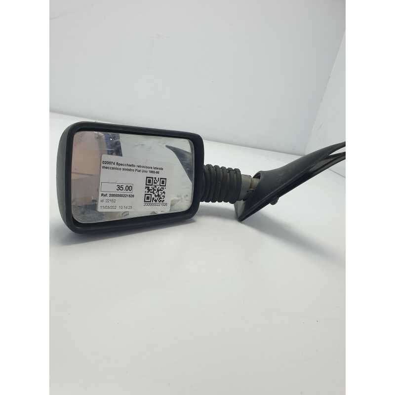 020074 Specchietto retrovisore laterale meccanico sinistro Fiat Uno 1983-98