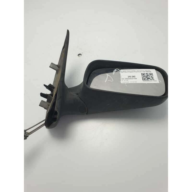 0149301 Specchietto retrovisore laterale meccanico destro Fiat Punto 176 1993-99