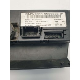 64116958536-01 Gruppo comandi clima aria condizionata a/c BMW serie 1 E81 E87 serie 3 E90 2006-11