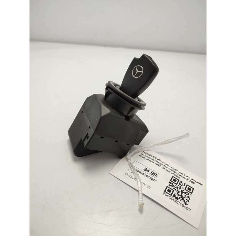 2105450208 blocchetto elettronico accensione avviamento Mercedes W210 Classe E 200 Kompressor 1997-02 con chiave