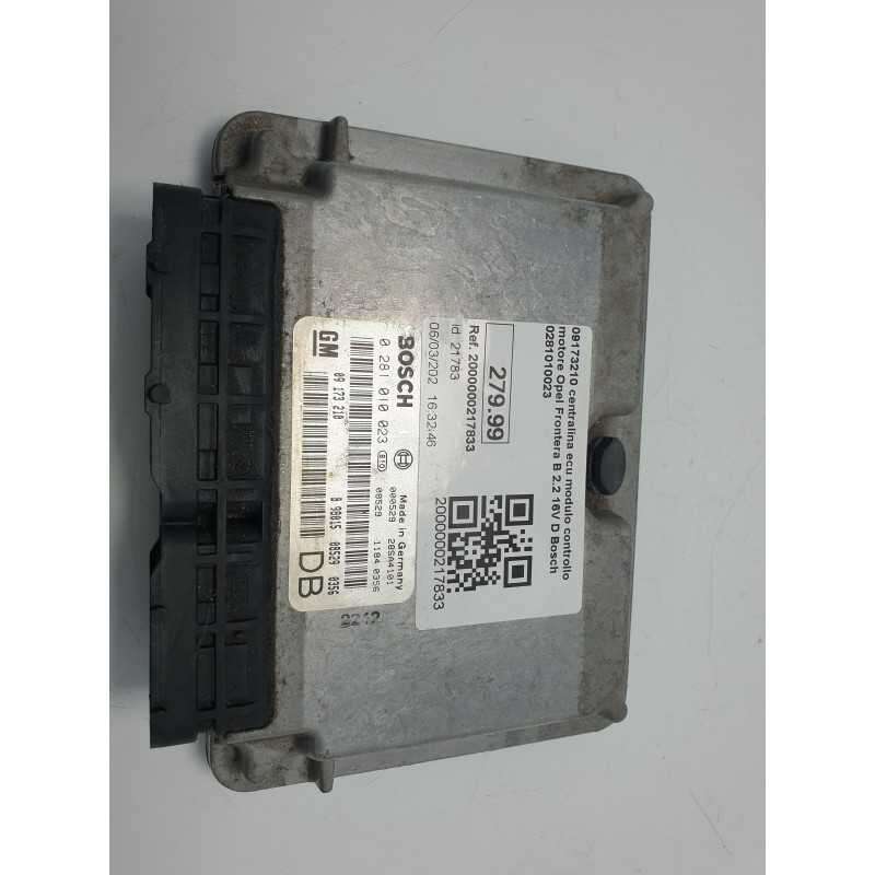 09173210 centralina ecu modulo controllo motore Opel Frontera B 2.2 16V D 4X4 Bosch 0281010023