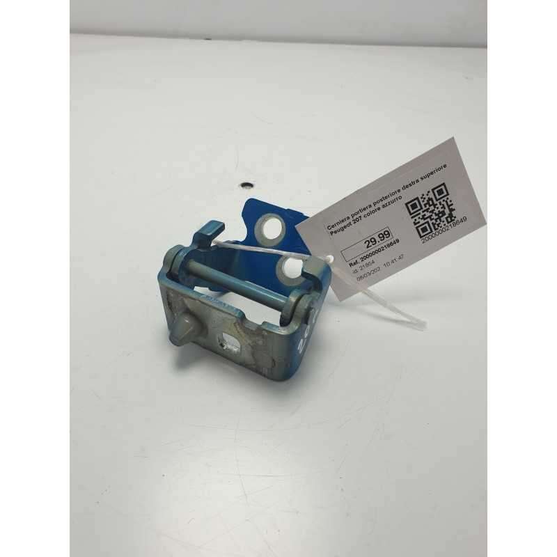 Cerniera portiera posteriore destra superiore Peugeot 207 5P
