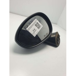 021046 Specchietto retrovisore laterale elettrico sinistro Fiat 500 312 2007-18 5pin argento