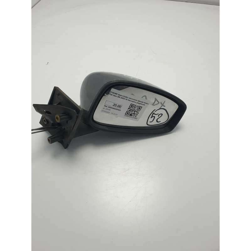 0158460 Specchietto retrovisore laterale destro Fiat Idea 350 2003-16 meccanico pieghevole