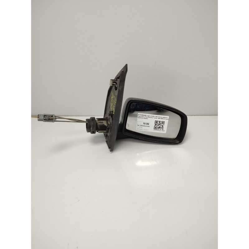 01704662800 specchietto retrovisore esterno meccanico Fiat Panda 2° serie 169 2003-13 nero anteriore destro
