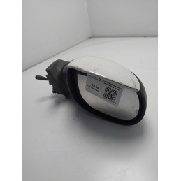 011019 Specchietto retrovisore laterale destro meccanico Citroen C3 I serie 2002-09 bianco 