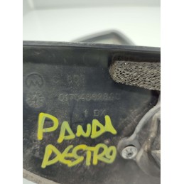 01704662800  specchietto retrovisore esterno meccanico Fiat Panda 2° serie 169 2003-13 nero anteriore destro