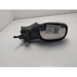 011019 Specchietto retrovisore laterale destro meccanico Citroen C3 I serie 2002-09 bianco 