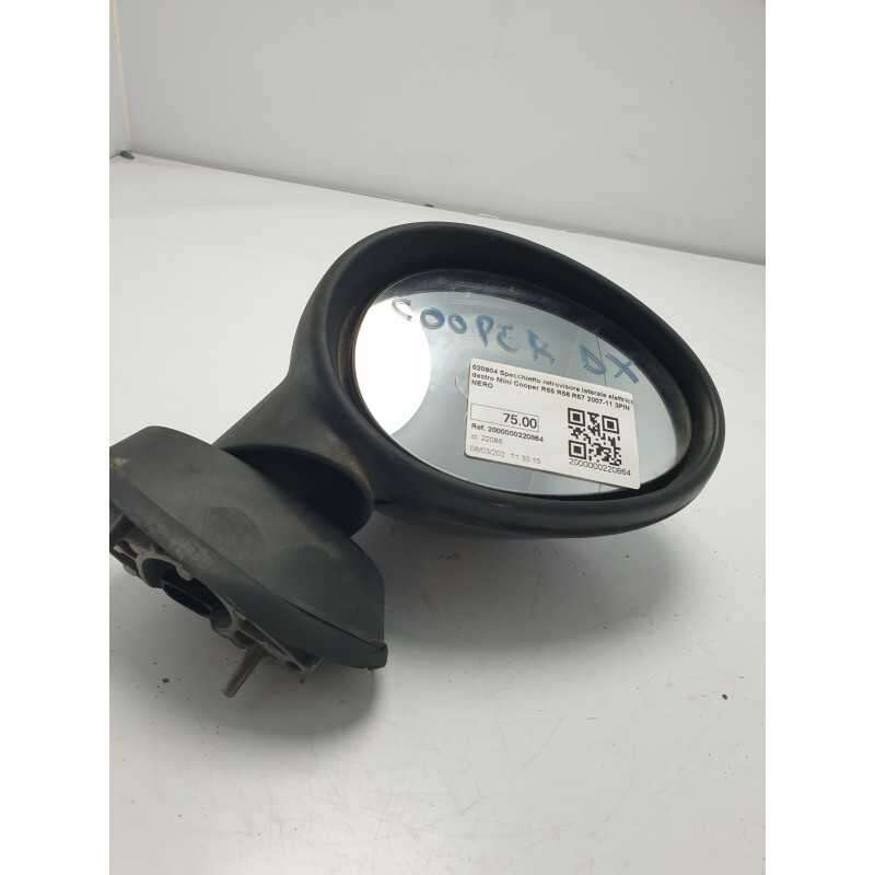 020904 Specchietto retrovisore laterale elettrico destro Mini Cooper R55 R56 R57 2007-11 3PIN NERO