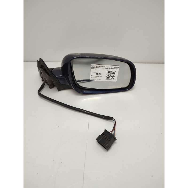 Specchietto retrovisore esterno VW Passat B5 2002 anteriore destro elettrico 5pin blu trasparente spellato