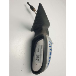Specchietto retrovisore esterno meccanico Citroen Saxo anteriore destro grigio