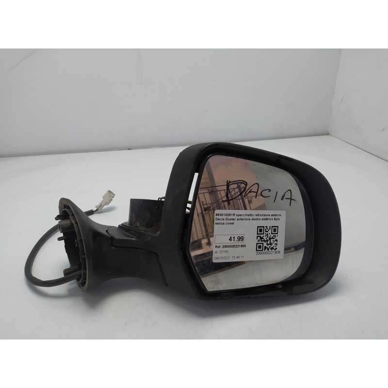 963018251R specchietto retrovisore esterno Dacia Duster anteriore destro elettrico 5pin senza cover