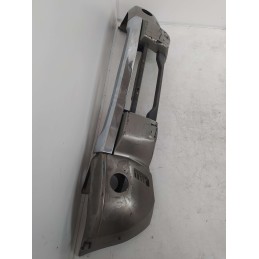 Paraurti anteriore Nissan Patrol GR Y61 1998-10 grigio con profilo cromato ATTENZIONARE FOTO