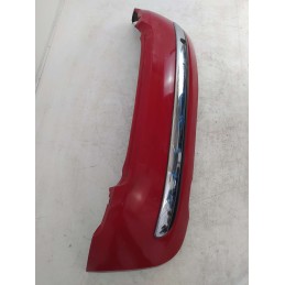 735425627 paraurti posteriore Fiat 500 312 2007 colore rosso graffi da parcheggio