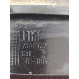 735425627 paraurti posteriore Fiat 500 312 2007 colore rosso graffi da parcheggio
