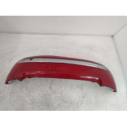 735425627 paraurti posteriore Fiat 500 312 2007 colore rosso graffi da parcheggio