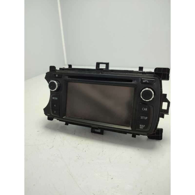 86140-0D010 autoradio stereo lettore CD Toyota Yaris XP130 C MK3 1.0 benzina 5P 2014 predisposizione navigatore GPS