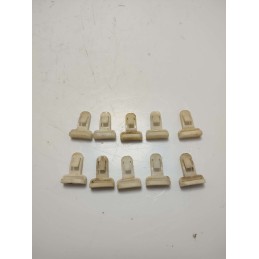 Ganci fermi per cantonali paraurti anteriore Toyota FJ Cruiser 2007-14 x10 pezzi