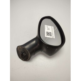 011023 specchietto retrovisore esterno elettrico Fiat 500 312 Grande Punto 199 2007 anteriore sinistro nero graffi