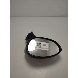 011023 specchietto retrovisore esterno elettrico Fiat 500 312 Grande Punto 199 2007 anteriore sinistro nero graffi
