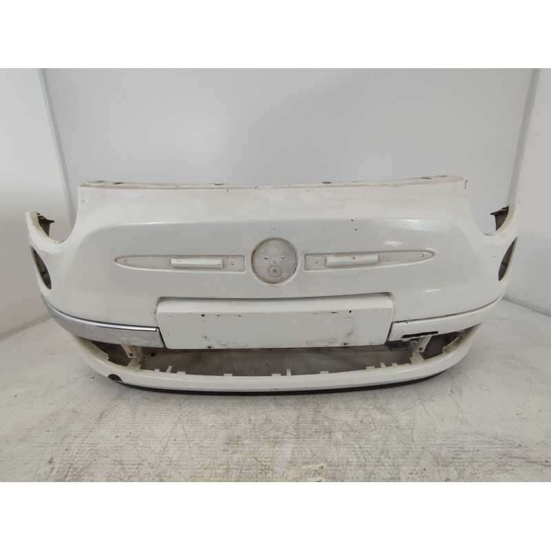 735426888 paraurti anteriore Fiat 500 312 2007-16 colore bianco con graffi