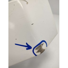 8620819 Modanatura rivestimento paraurti posteriore sinistro Volvo XC90 2.4d D5244T 2004 bianco