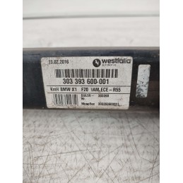 303393600001 gancio traino testa a sfera fissa Bmw E84 X1 2009-15 Westfalia