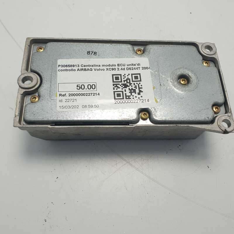 P30658913 Centralina modulo ECU unita'di controllo AIRBAG Volvo XC90 2.4d D5244T 2004