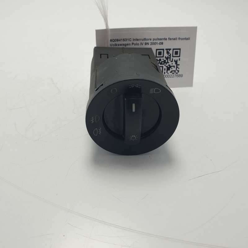 6Q0941531C Interruttore pulsante fanali frontali Volkswagen Polo IV 9N 2001-09