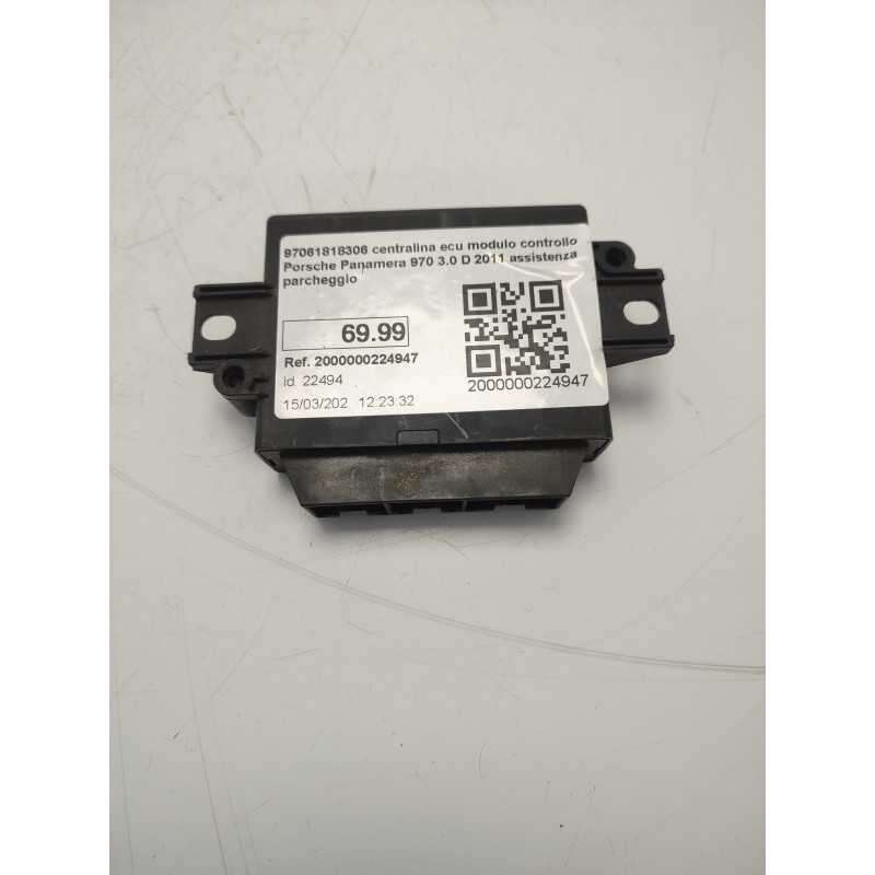 97061818306 centralina ecu modulo controllo Porsche Panamera 970 3.0 D 2011 assistenza parcheggio