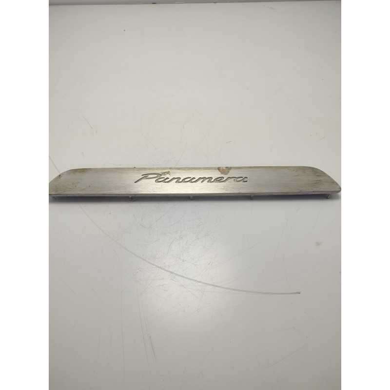 97055598903 inserto con scritta luminosa battitacco Porsche Panamera 970 2011 anteriore sinistra