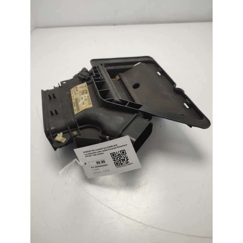 97057221103 condotto bocchetta aria riscaldamento sotto sedile Porsche Panamera 970 2011 lato sinistro