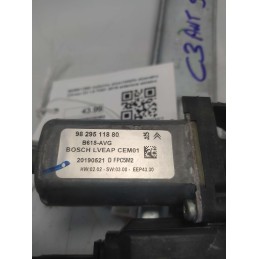 9829511880 motorino alzacristallo alzavetro Citroen C3 1.5 YH01 2019 anteriore sinistro