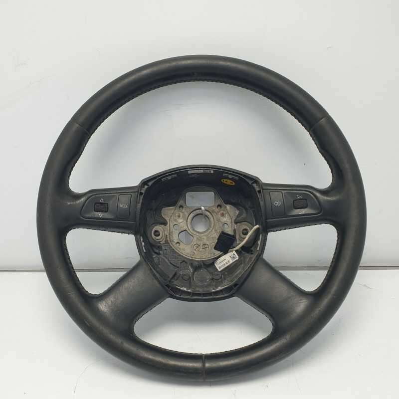 4F0419091AH volante sterzo guida Audi A6 C6 4F 2006 in pelle con comandi multifunzioni