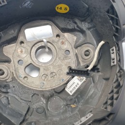 4F0419091AH volante sterzo guida Audi A6 C6 4F 2006 in pelle con comandi multifunzioni