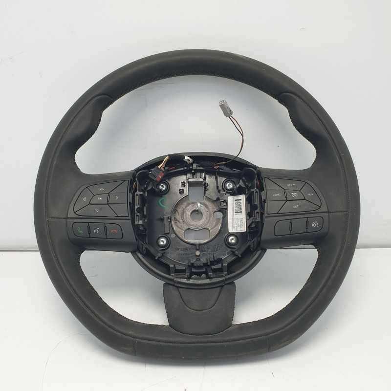 07356618110 volante sterzo guida con comandi multifunzioni Fiat 500 334 X 2015 pelle nera