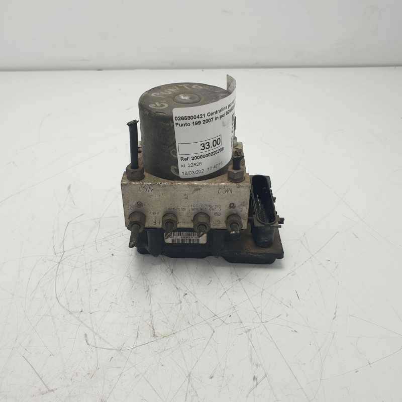 0265800421 Centralina pompa ABS Fiat Grande Punto 199 2007 in poi 0265234535 55700423