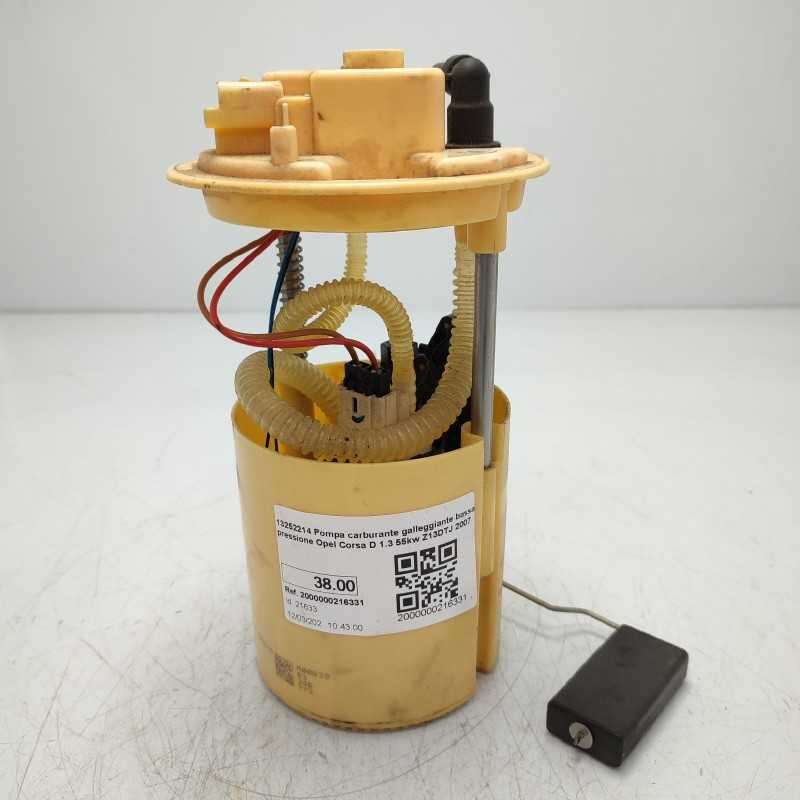 13252214 Pompa carburante galleggiante bassa pressione Opel Corsa D 1.3 55kw Z13DTJ 2007