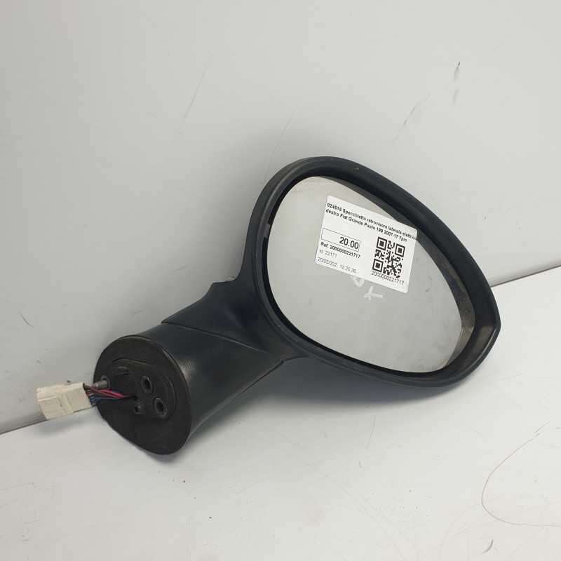 024515 Specchietto retrovisore laterale elettrico destro Fiat Grande Punto 199 2007-17 7pin