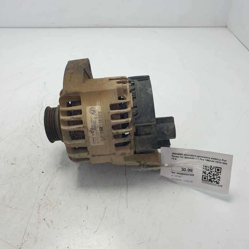 46843093 alternatore generatore elettrico Fiat Panda 141 Seicento 1.1 Fire 1992-04 187A1000 70 A