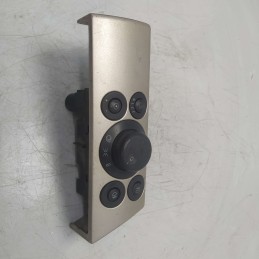 13100128 pulsanti interruttori comandi regolazione luci fari Opel Astra H 2004-11 grigio/oro